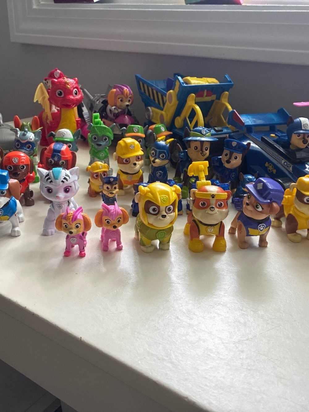 Paw Patrol Figures and Vehichles